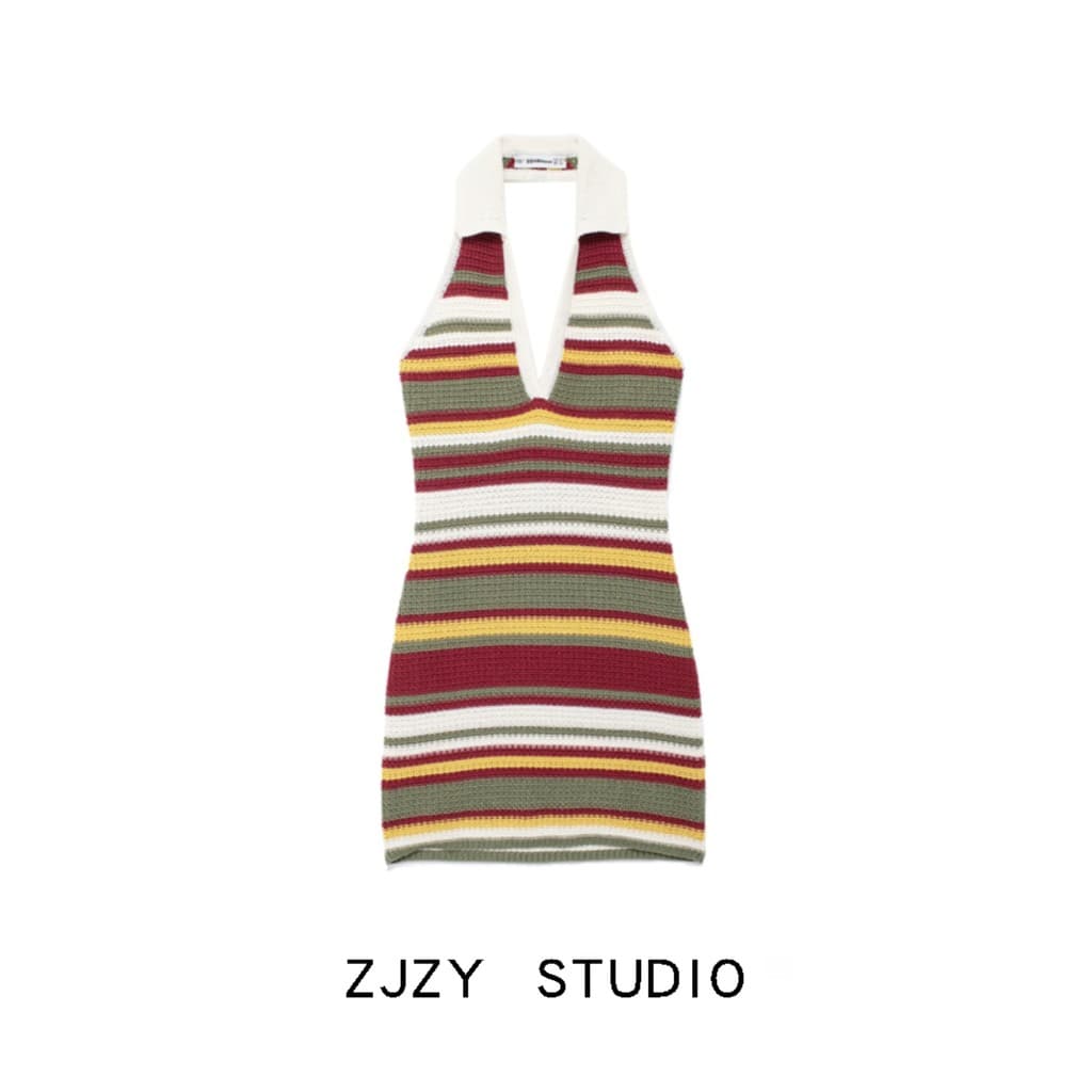 Vestido Curto Festa Vestido Curto Verão Vestido Mini Feminino ZR Estilo Europeu Americano ZA Feminino Novo Estilo Moda C