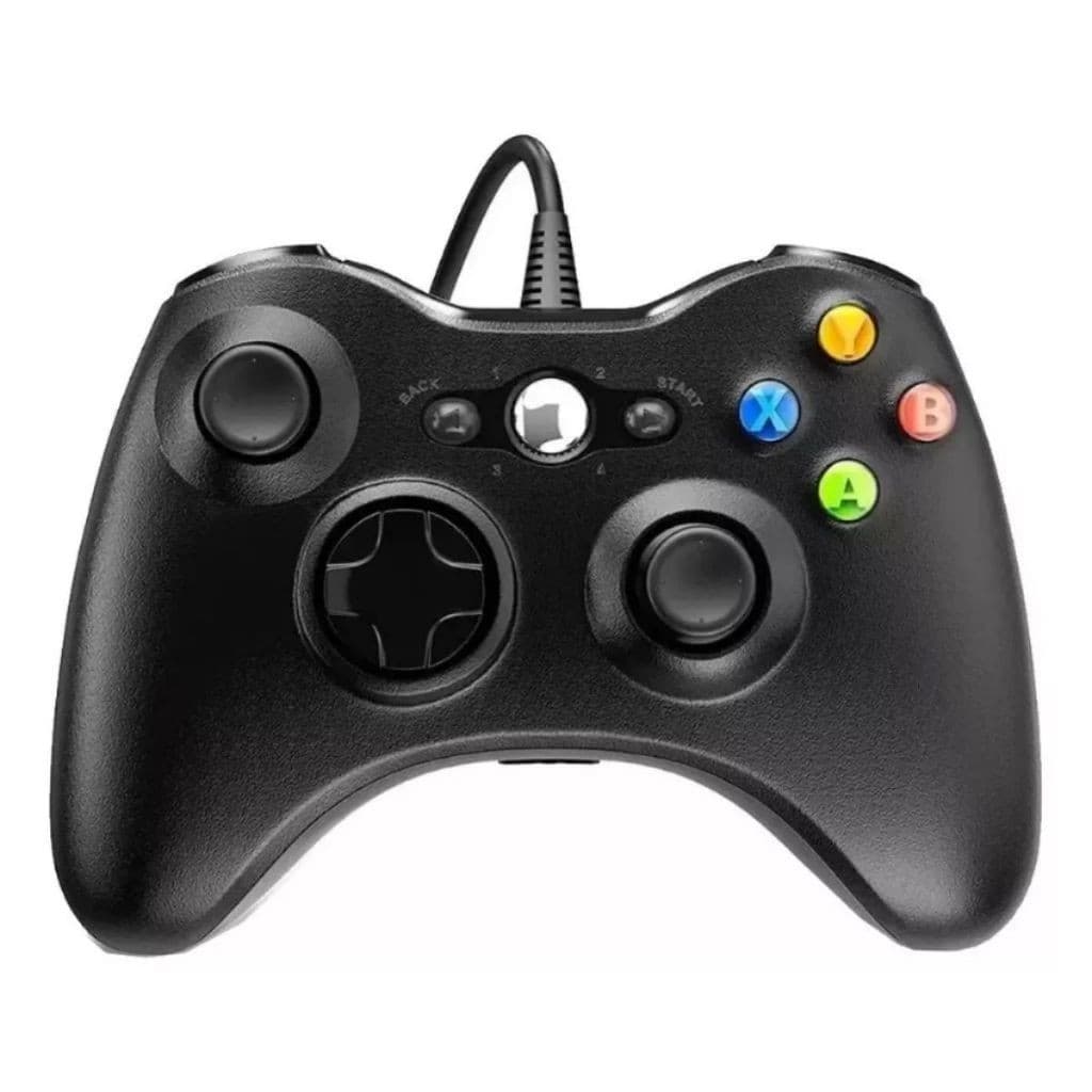 Controle para Vídeo Game X-Box 360 Com Fio - Joystick Para X-Box 360, PC USB