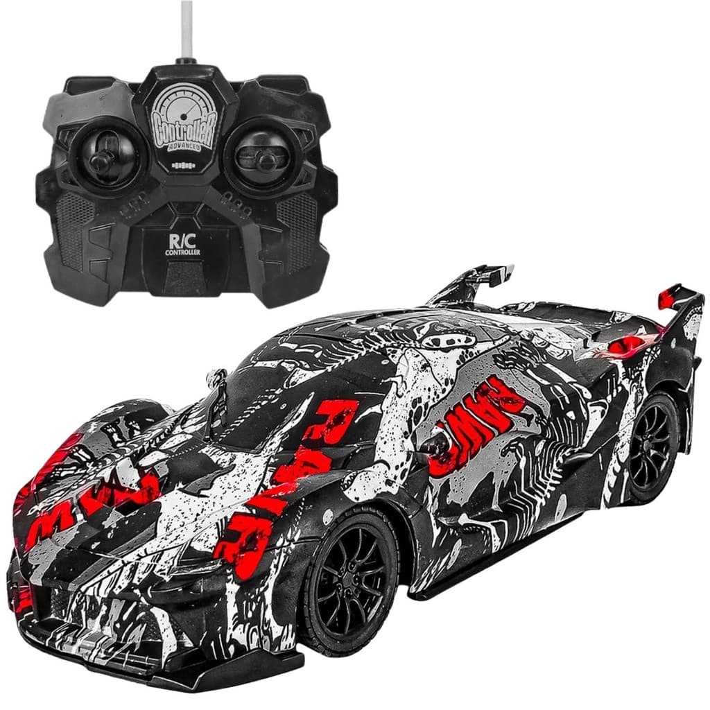Carrinho De Controle Remoto Esportivo Brinquedo a pilha