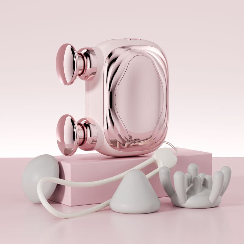 Mini fáscia arma massageador de relaxamento muscular masculino feminino portátil multifuncional bolso massageador de cab