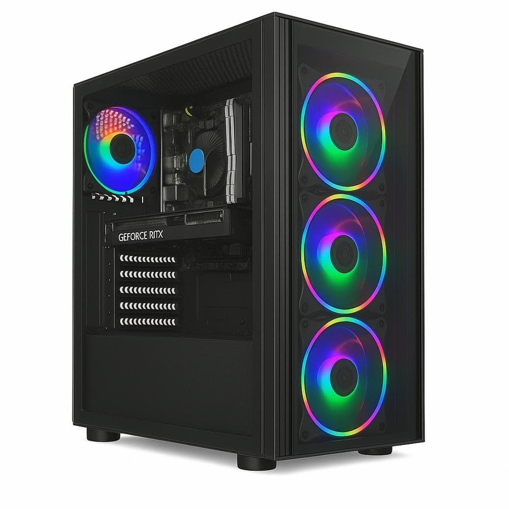 Pc Gamer 3green, AMD Ryzen 5 5600GT, 32GB DDR4, Geforce RTX 3050, SSD 512GB M.2, Fonte 500W Preto 3G32GB-25