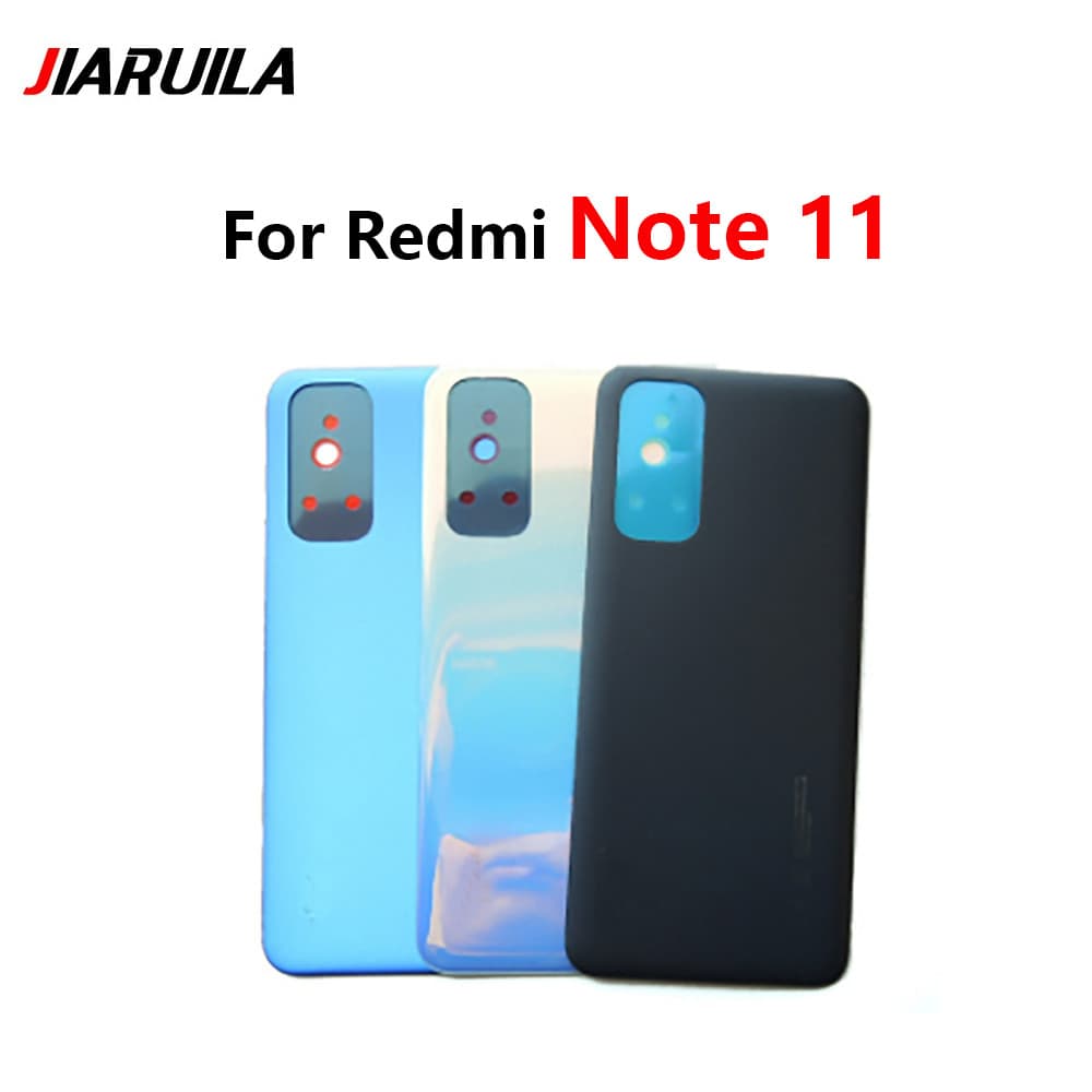 100 % Original Para Xiaomi Redmi Nota 11 4G/11s Tampa Traseira Bateria Plástico Porta Habitação Caso Peças Smartphone