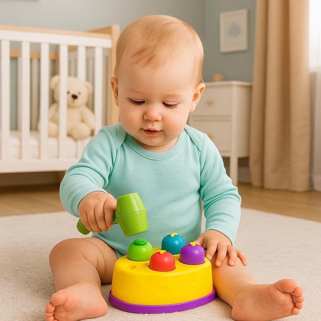 Brinquedo Bebe Educativo Bate Martelinho Ratinho Brinquedo Criança 1 ano