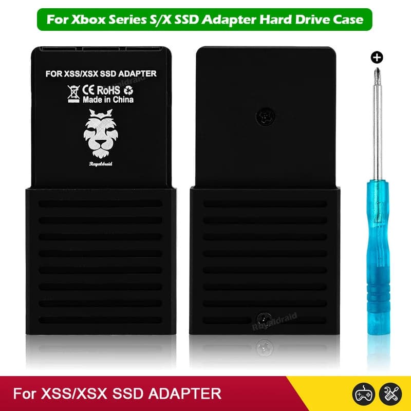 NOVA Placa de Expansão para Xbox Series X S, Caixa de Conversão de Disco Rígido Externo para Console, Adaptador de SSD M