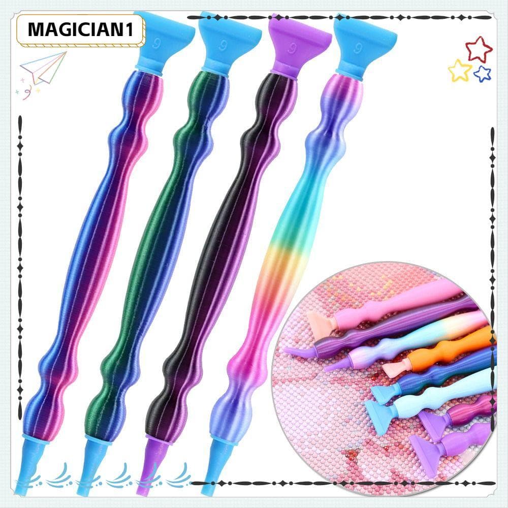 Caneta De Pintura Diamante MAGICIAN 5D , Bordado Com Pontas Multifuncionais , Canetas De Perfuração , Cabeças De Reposiç