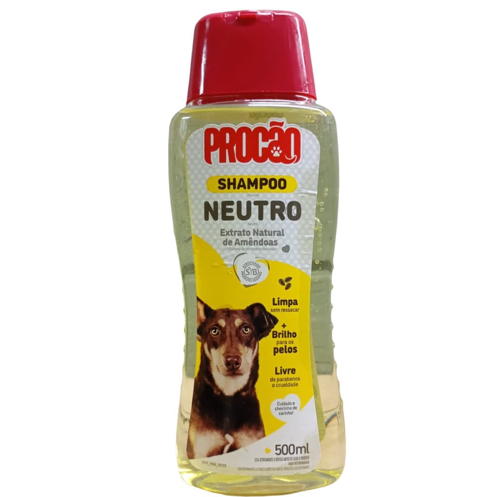 Shampoo Pet Neutro Amêndoa Para Lavagem de Cães e Gatos