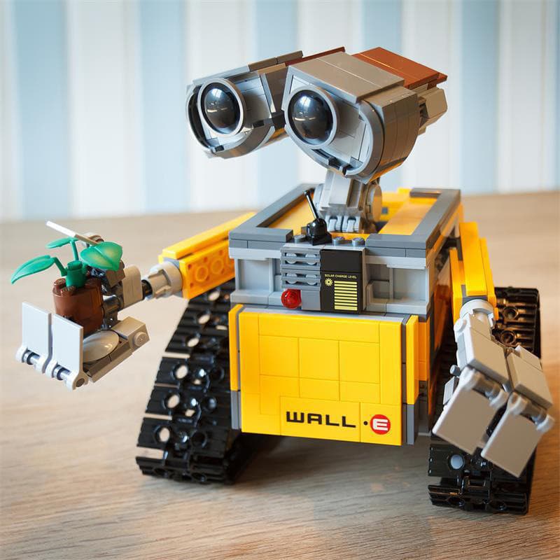 Compatível com blocos de montar do robô LEGO WALL-E, brinquedos educativos para crianças e meninos, decorações de pequen