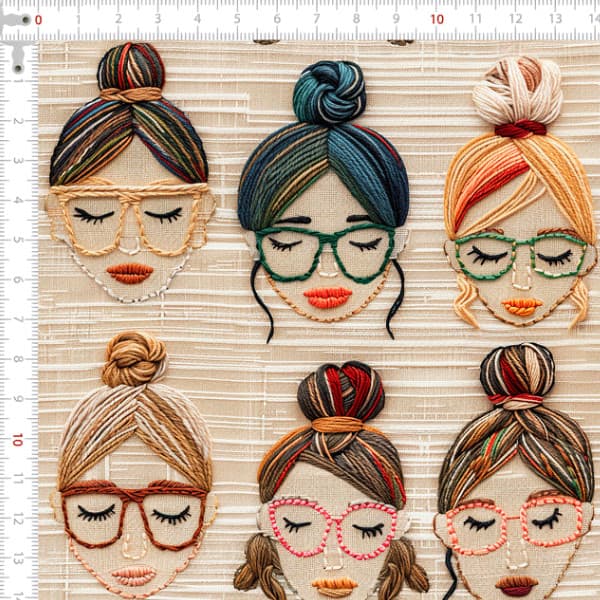 Tecido Tricoline Digital 3D Galeria de Estilos Costura Pano DIY Patchwork Artesanato Quilt Ateliê