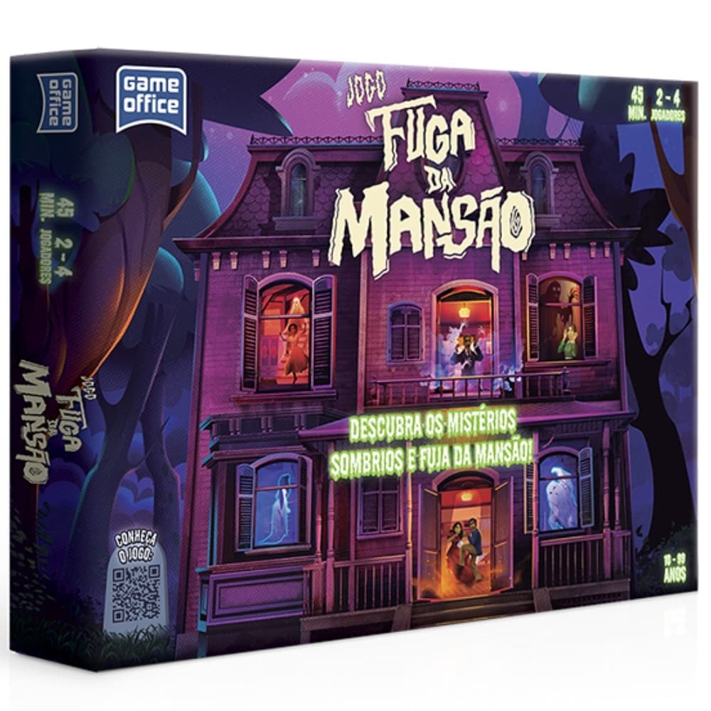 JOGO DE TABULEIRO FUGA DA MANSÃO TOYSTER BRINQUEDO INVESTIGADOR CRIME MISTÉRIO DETETIVE FAMÍLIA MESA
