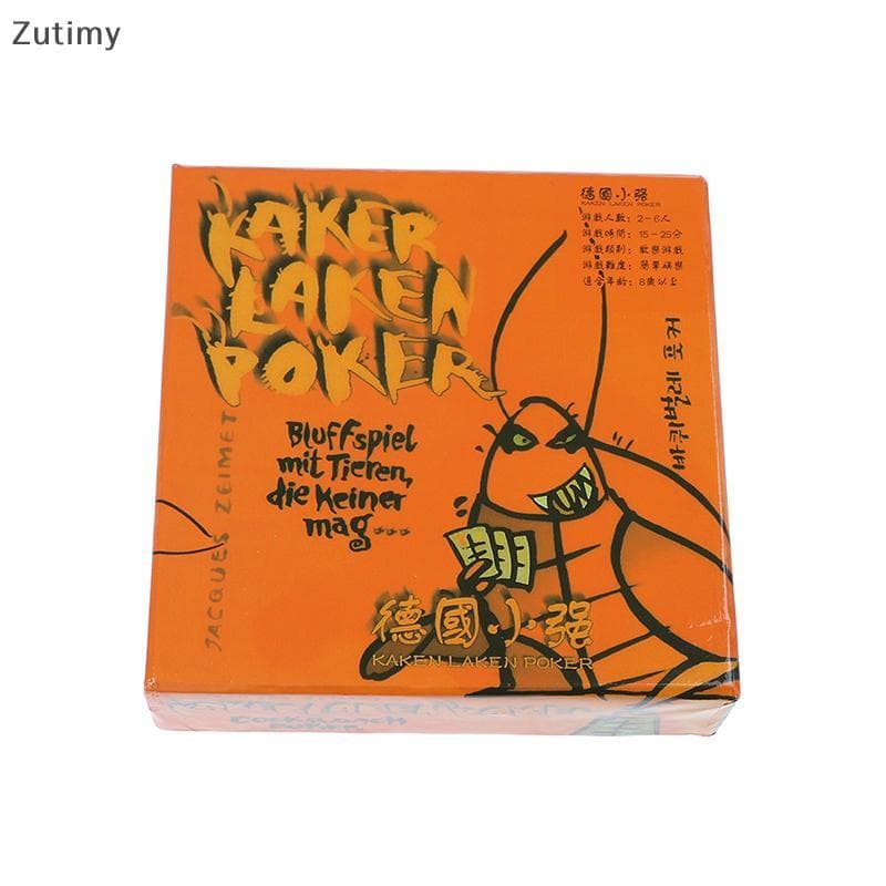 [Zutimy] Jogo De Cartas Engraçado Tabuleiro Kakerlaken Festa Em Família Coroach Interno COD