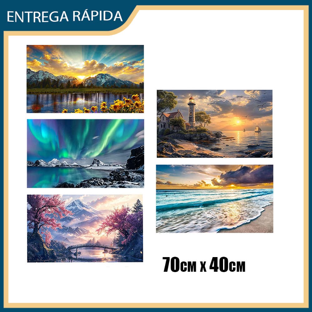 Pintura Diamante 5D Pintura De Diamante Pintura Com Diamante A Óleo 5D Diy Redondo Full Diamond Decorativa Pintad 70x40