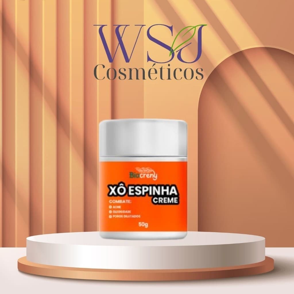 cremes xô espinha skincare creme hidratante clareador e anti acne para espinhas e cravos 50g cada