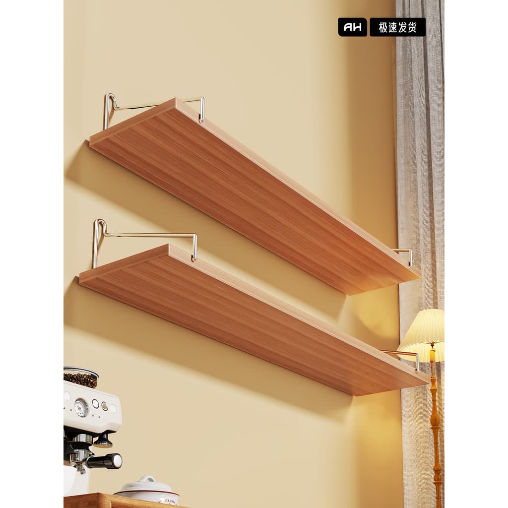 Prateleira de parede montada na parede, divisória plana, placa de armazenamento de parede sem perfuração, suporte para p