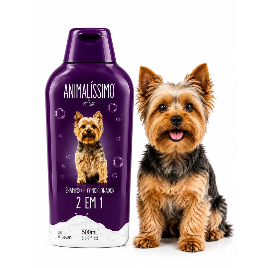 Shampoo 7 em 1 Para Cães Premium Pet 500ml Animalissimo