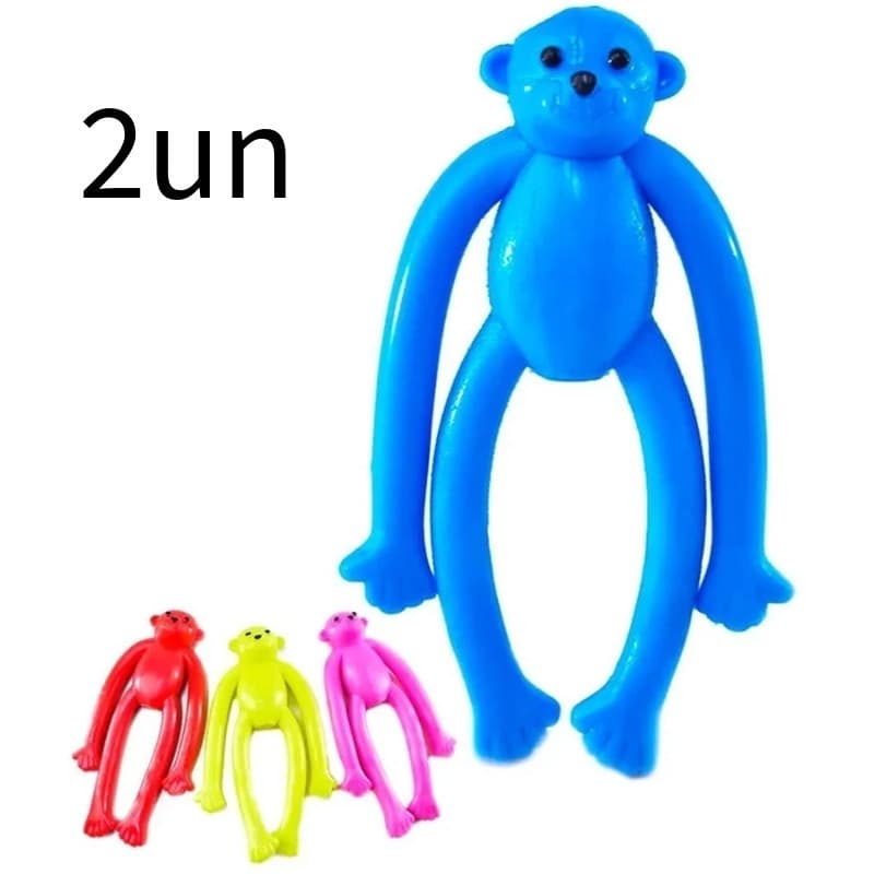 Brinquedo Macaco de Silicone Brinquedo Pet Cachorro Caes 19cm