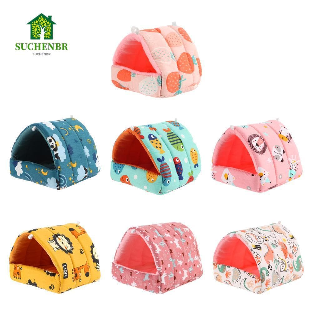 SUCHEN Ninho/Casa/Hamster/Coelho Confortável/Fofo Para Inverno Guíndia/Porquinho-Da-Índia