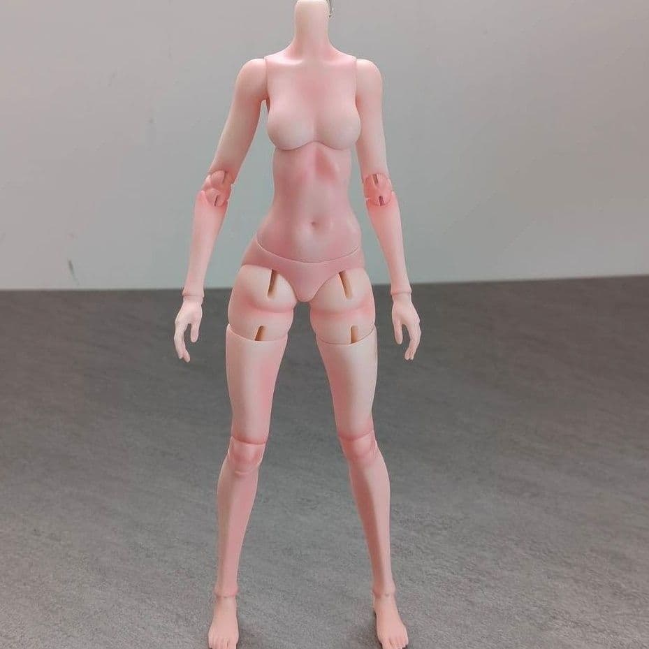 Estoque pronto BID Boneca Corpo Nu 6 Pontos Boneca BJD Adulto Feminino Alta Escolha Forma Corporal Boneca Articulada Est