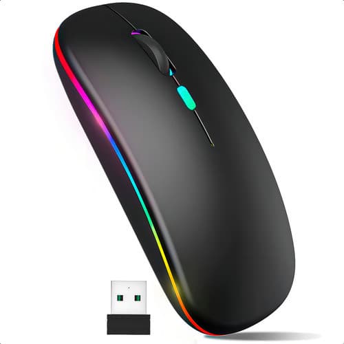 Mouse Sem Fio Mouse Bluetooth Mouse Sem Fio Recarregável Arcashopping Tipo C Mouse Sem Fio Mouse Bluetooth Sem Receptor