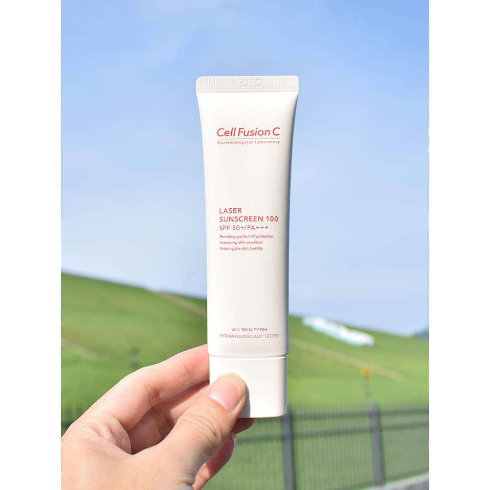 C cellfusionc cellfusionc Protetor Solar Feminino Facial Laser Protetor Solar Isolamento Anti-Ultravioleta Sensação Refr