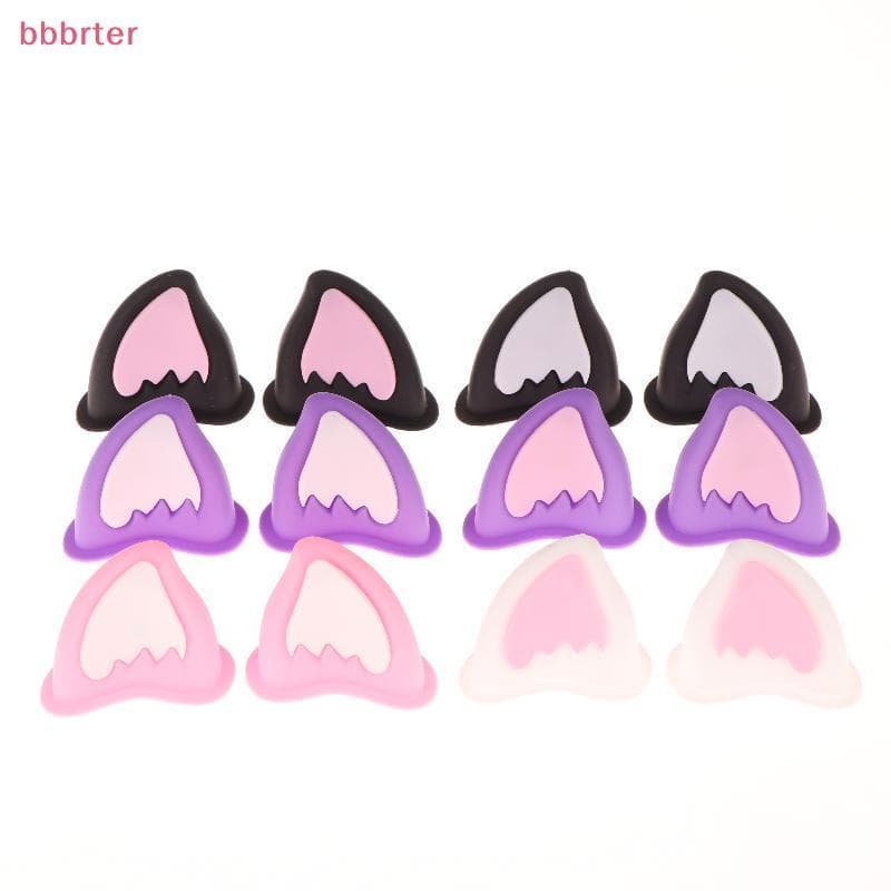 bbbrter Capacete De Motocicleta Decorações De Orelha De Gato Acessório Para Scooter Bicicleta Adesivo Moto Skate Ciclism