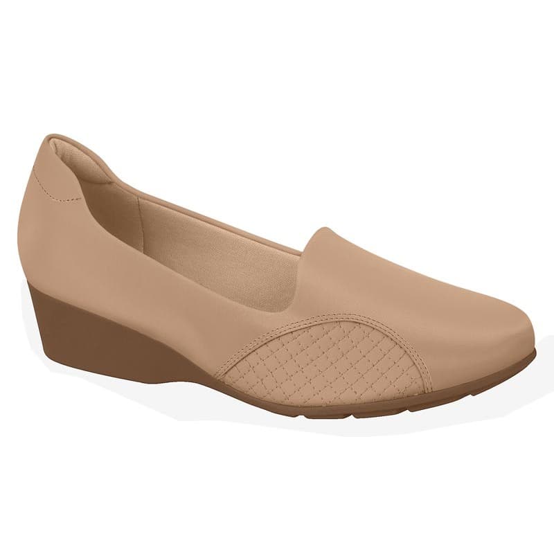 Sapato Feminino Modare Napa Pele Stretch Confortável, Seguro, Altura confortável