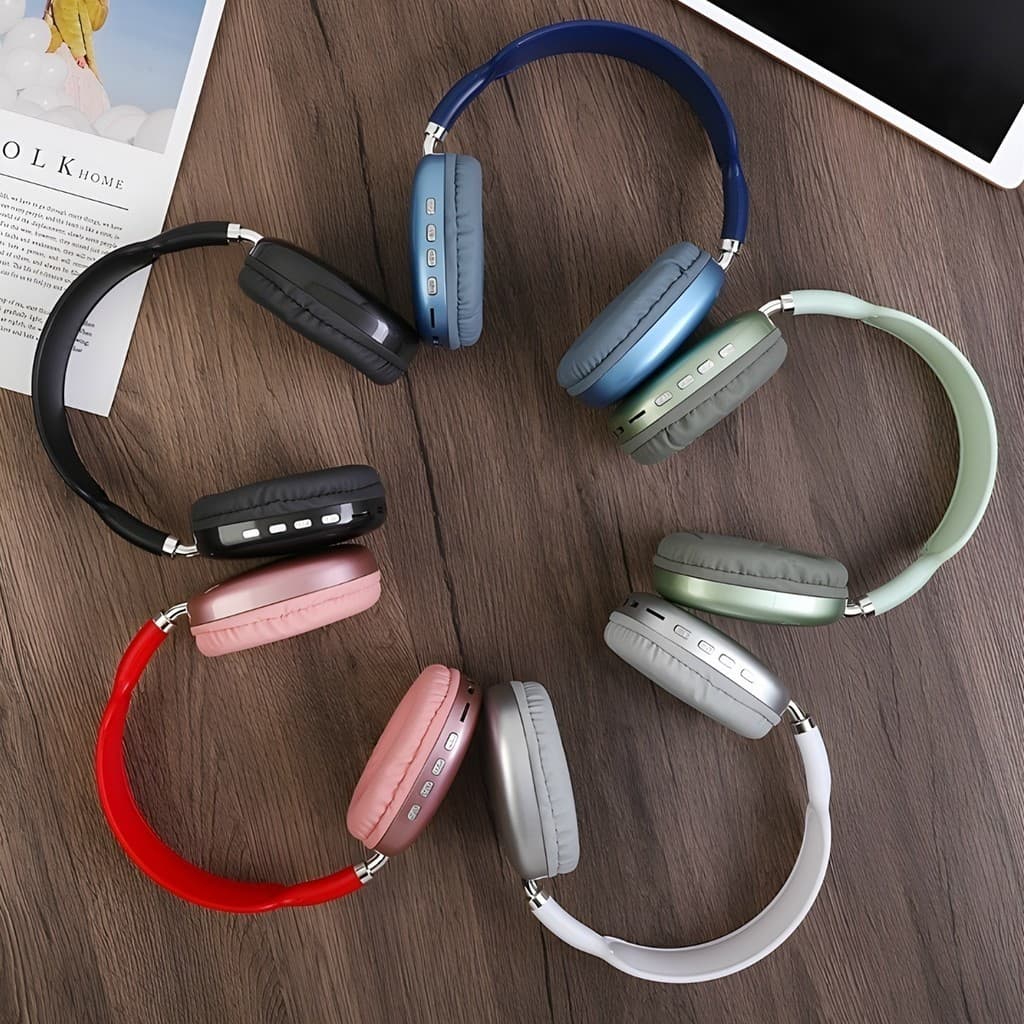 Fone De Ouvido Sem Fio Bluetooth  P9 Top Headphone