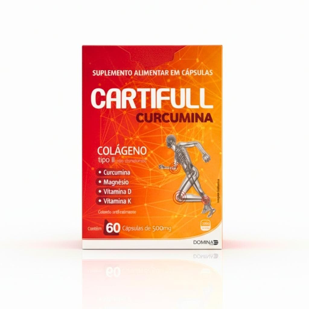 Cartifull Curcumina Colágeno Tipo 2 Curcumina Vitamina D Vitamina K | 60 Caps
