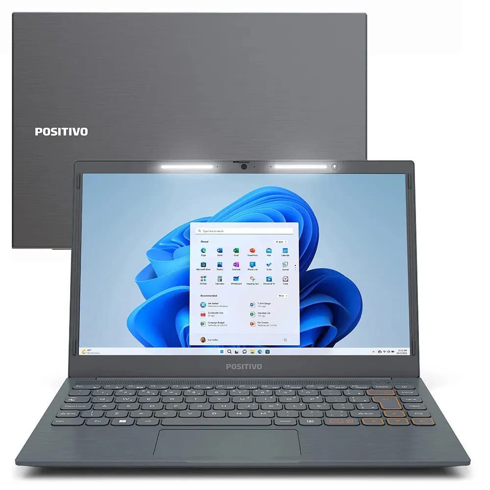 Notebook Vision C14 4GB 128GB Tela 14 Polegadas Positivo