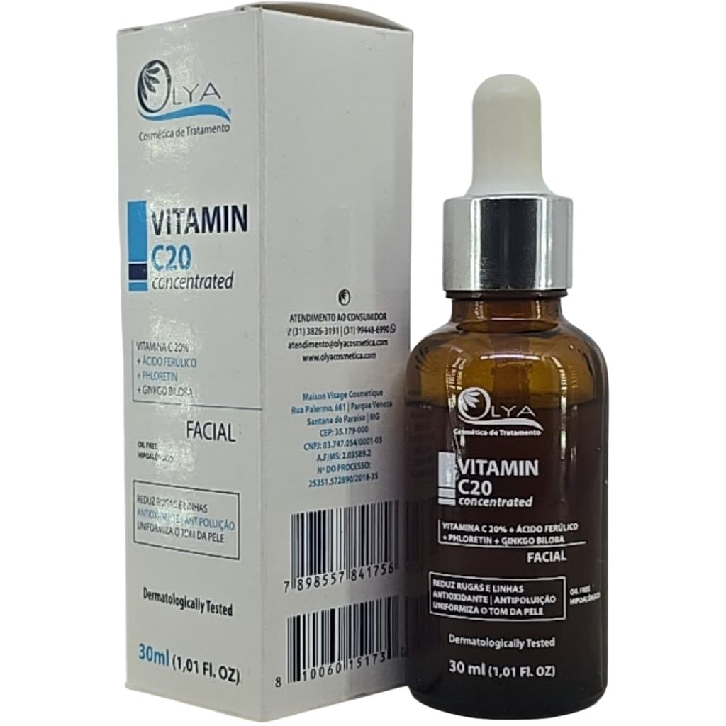 Serum Facial Antioxidante Vitamina C Olya Anti Idade 30ml