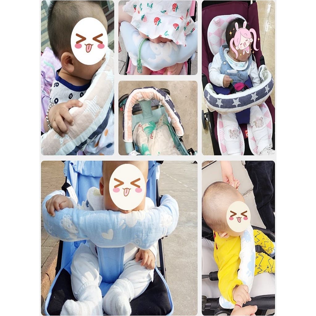 Apoio de braço para carrinho de bebê, capa protetora Anti-sujeira, algodão puro, carrinho de bebê, ferramenta útil, apoi