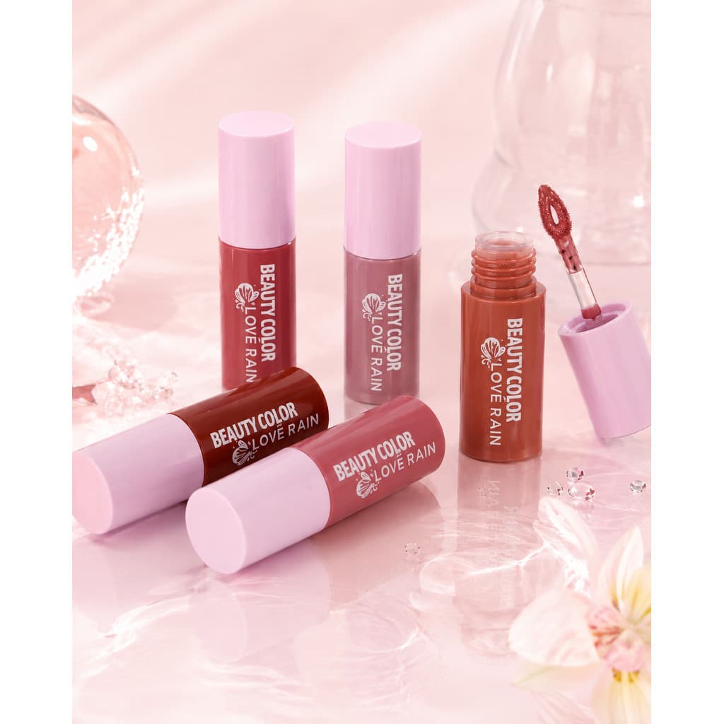 Kit 4 Batom Líquido Matte Veludo À Prova D'Água Longa Duração com Cheirinho de Chocolate ou 3 Lip Gloss Vintage Pattern