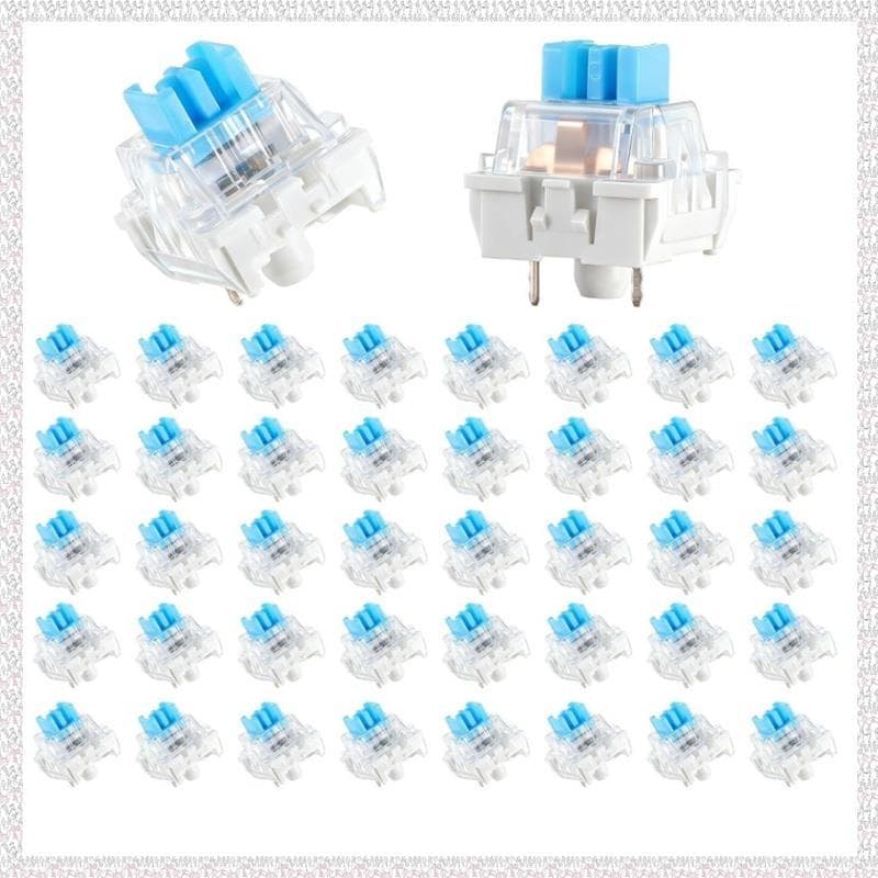 (Otgl) Interruptores De Teclado Mecânico 50 Unidades 3 Pinos Marrom Para A Maioria Dos Teclados De Jogos