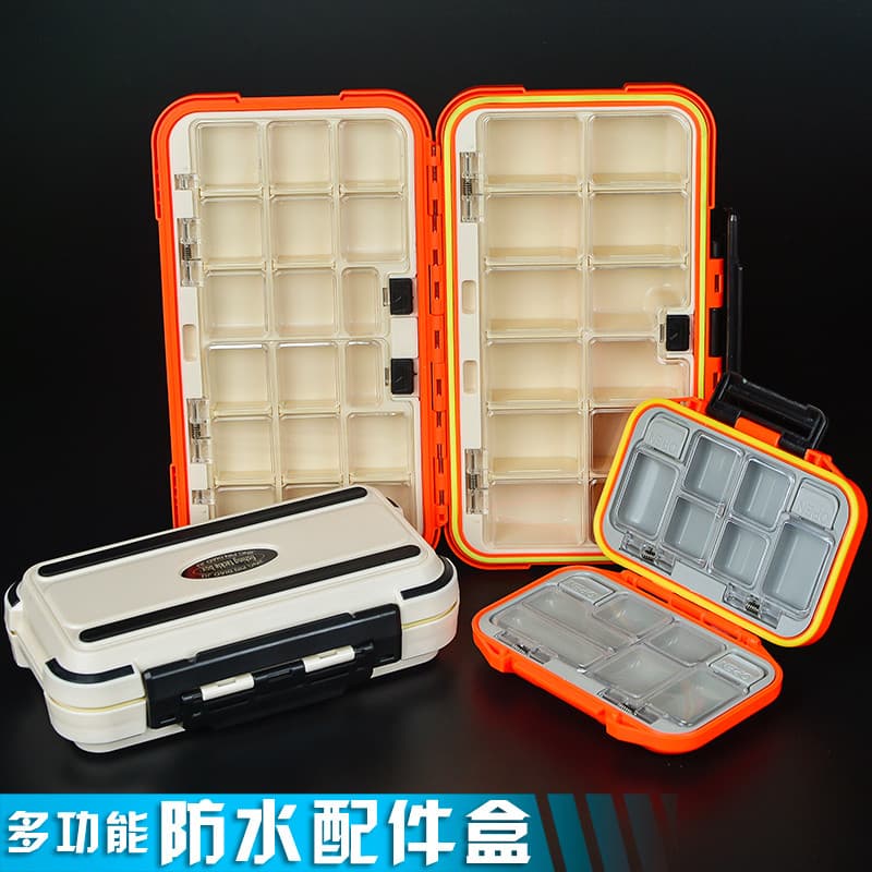Equipamento de pesca pesca à prova dwaterproof água grandes acessórios caixa isca pequena caixa de ferramentas caixa de 