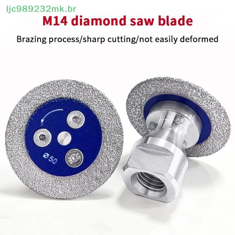 Serra de Diamante M14 Com Disco deCorte Turbo de Flange Removível Para Granito , Mármore , deConcret