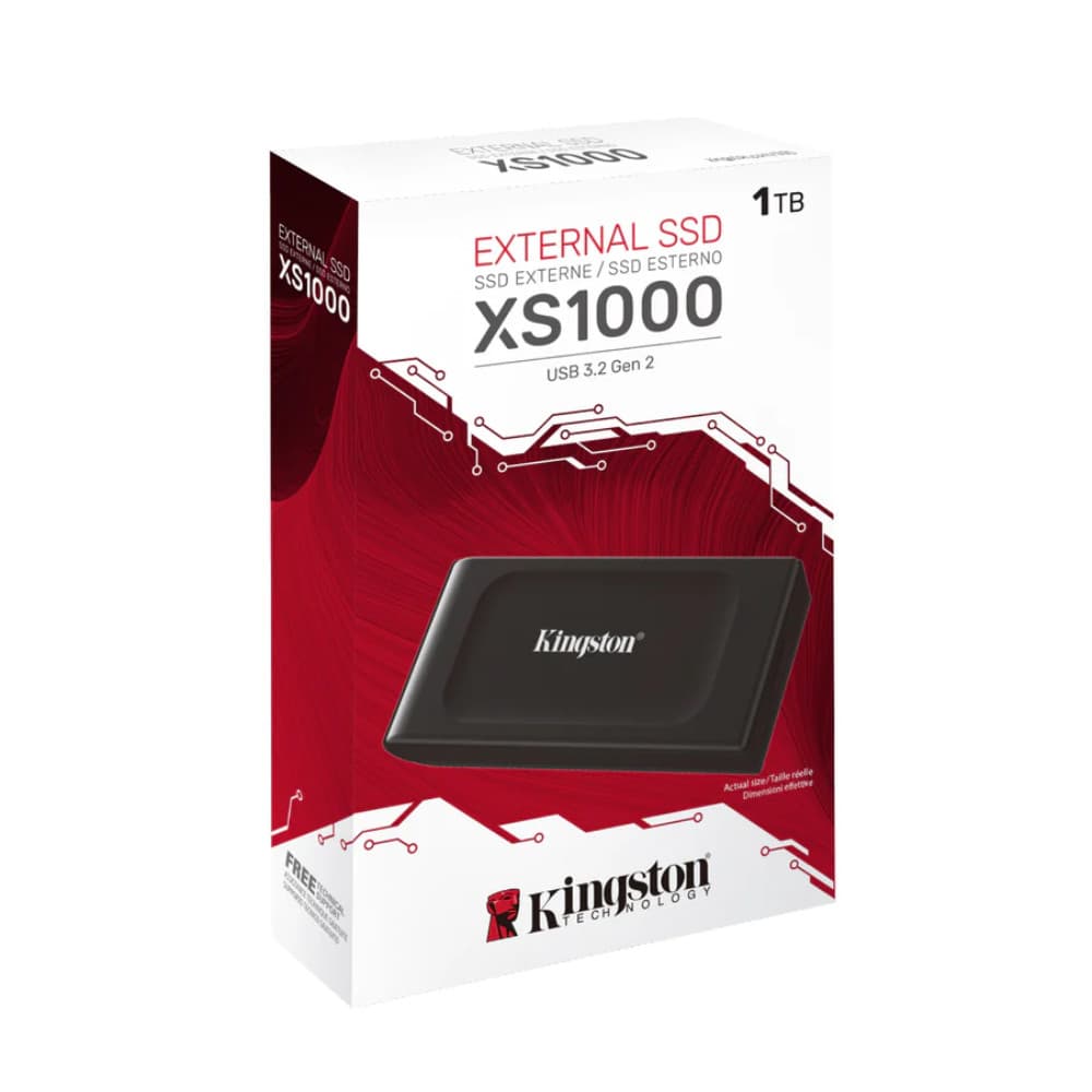 Hd Ssd Externo 1tb Kingston Sxs1000 Type-c 3.2 - 1000g/1000 Mb/s