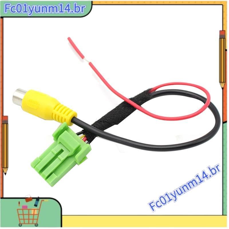 Câmera De Visão Traseira Do Carro Vídeo Reversa Converter Adaptador De Cabo Para Vitara Swift Sx4