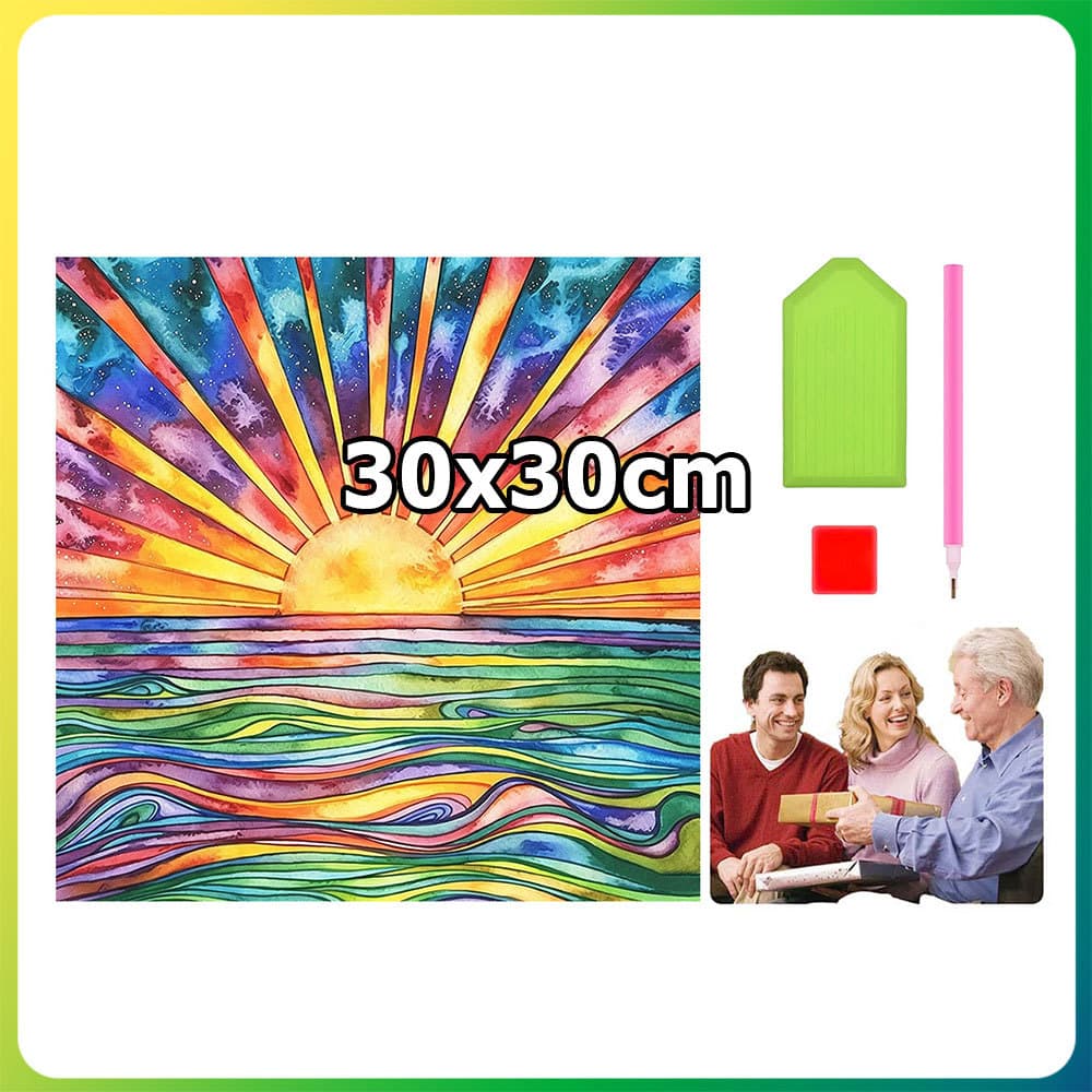 30x30cm Fantasma Dia do Mar Quadrado Pintura Diamante DIY Pintura Artesanal 5D Diamante Dot Pintura Decoração de Casa