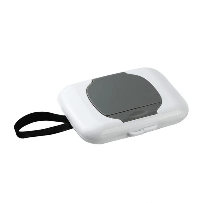 Dispensadores de lenços umedecidos para viagens, suporte recarregável para lenços, para carrinhos de bebê, recipiente pa