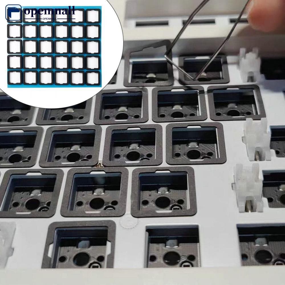 OMALL 120 Pcs DIY Teclado Mecânico Interruptor Trocável Reduzir Ruído Kits De Mudo Almofadas De Espuma PE EVA Poron A9I2