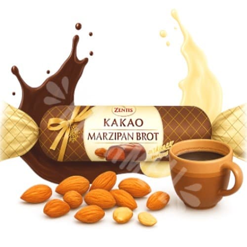 Chocolate Kakao Marzipan Brot - Importado Alemanha