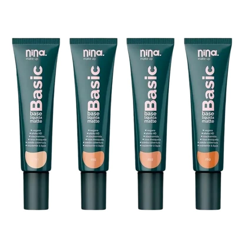 Base Liquida Matte Basic Nina Makeup