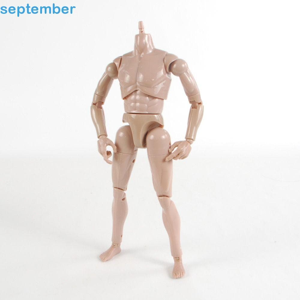 Setembrob Bonecas BJD Nu Articuladas , Boneca 1/6 Figura De Ação Masculina Móvel , Corpo Muscular Modelo Masculino