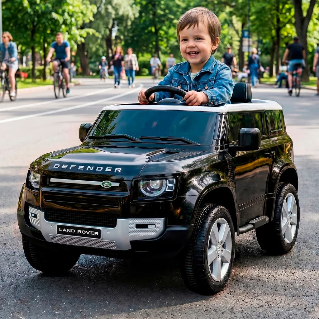 Carrinho De Controle Remoto Mini Carro Elétrico Infantil 12v Land Rover Defender