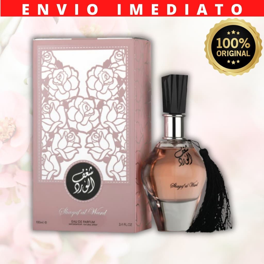 Shagaf Al Ward Perfume Árabe 100ml Original Importado Feminino