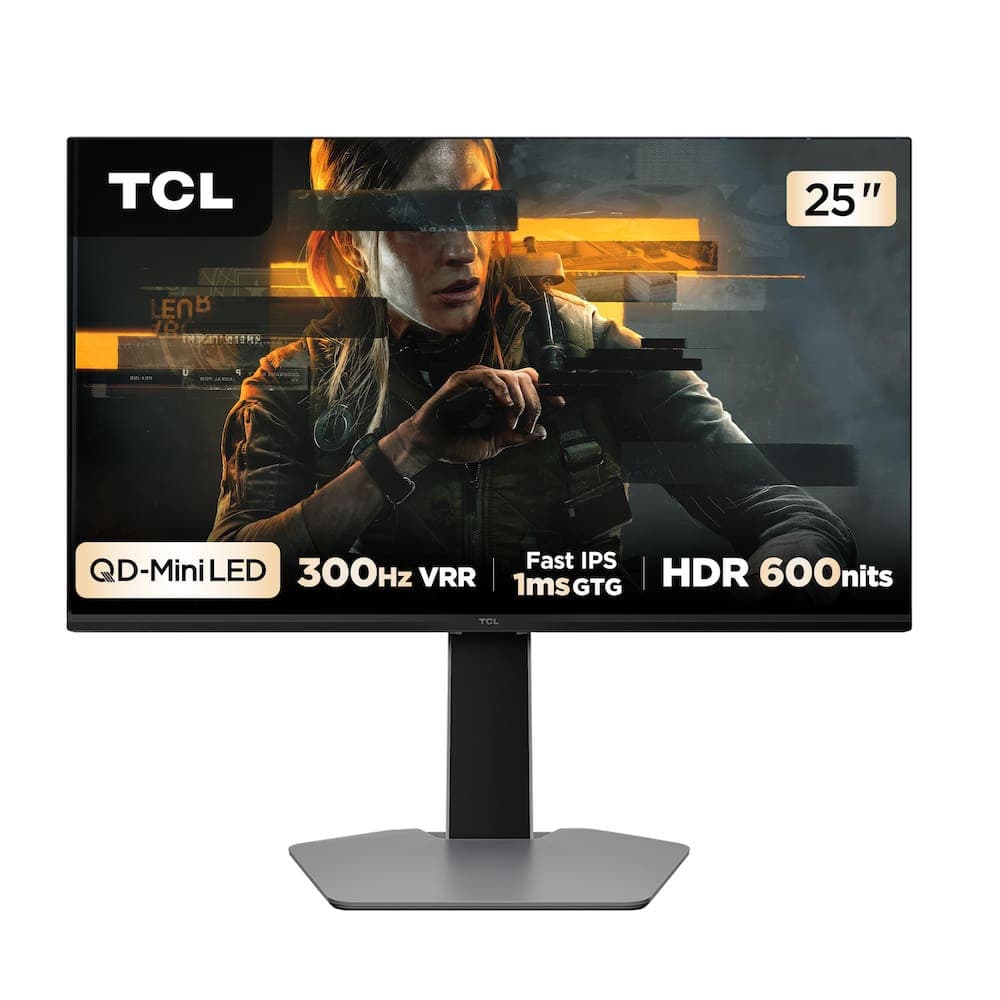 Monitor Gamer 25 Full HD 25G64 QD-Mini LED 300Hz 1ms FreeSync Premium TCL