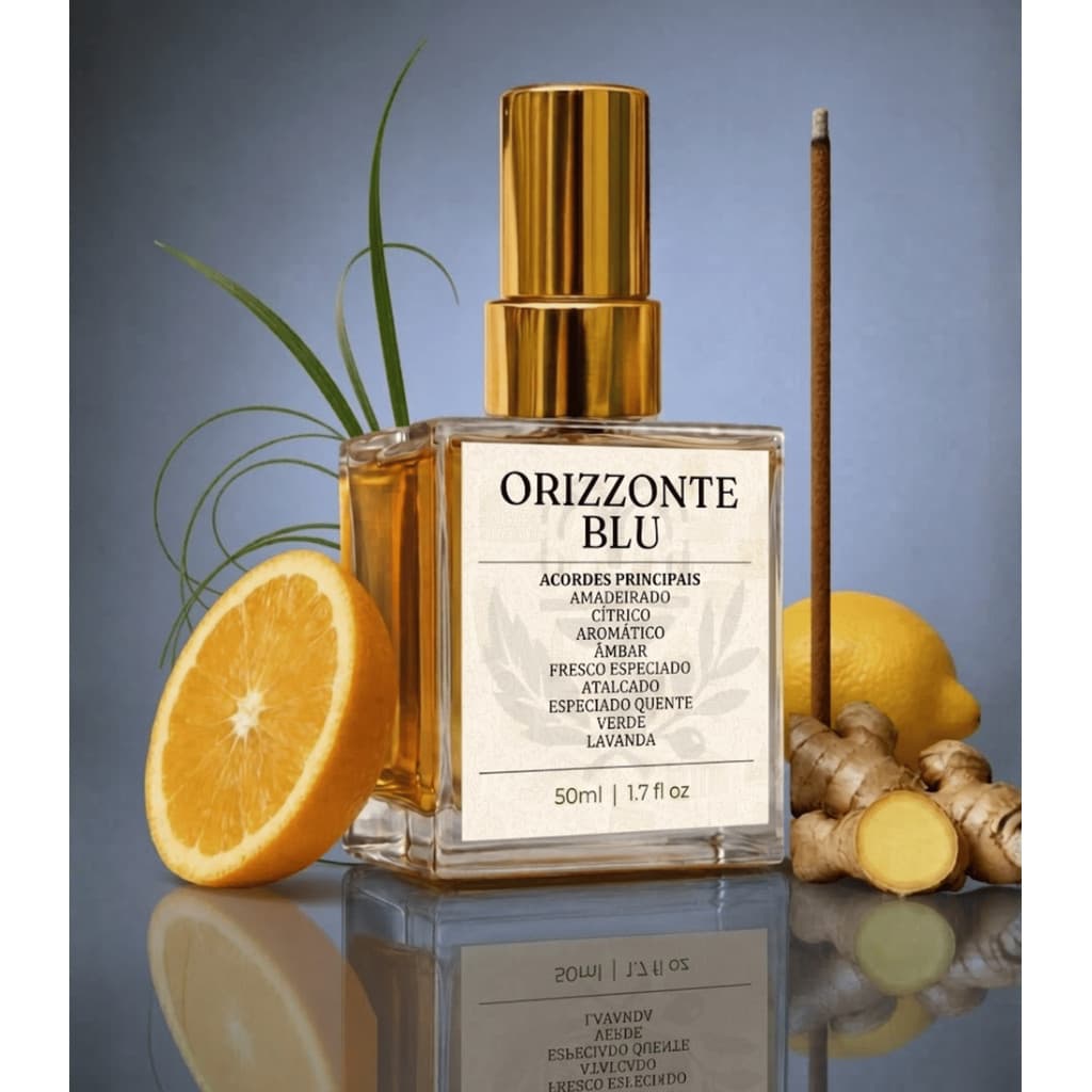 Perfume Masculino Orizzonte Blu Contratipo Inspirado Importado Premium Alta Fixação Extrato 35%