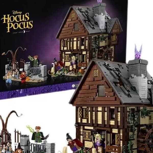 Compatível com os blocos de montar LEGO 21341 da série Disney IDEAS, Casa das Bruxas das Irmãs Sanderson.
