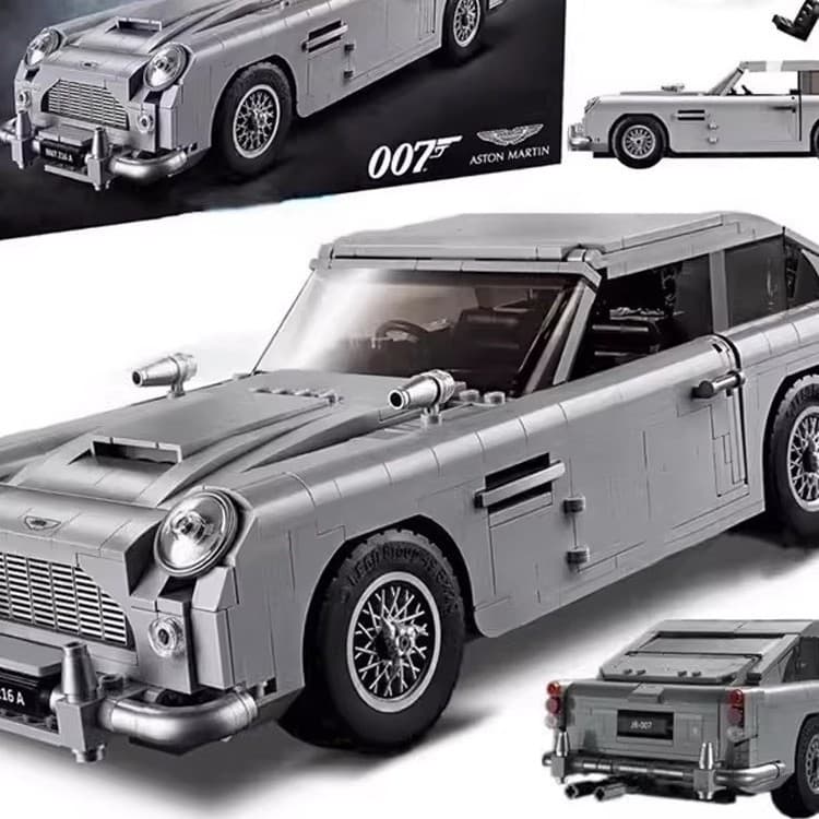 Compatível com o modelo de brinquedo de blocos de montar LEGO 10262 Aston Martin DB5 para decoração.