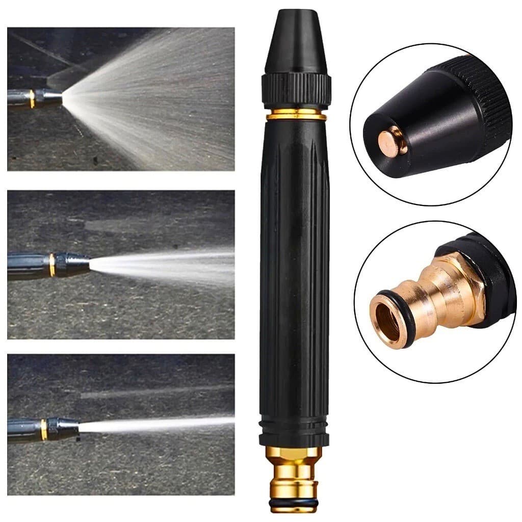 Bico Alta Pressão Para Mangueira + Conector Top