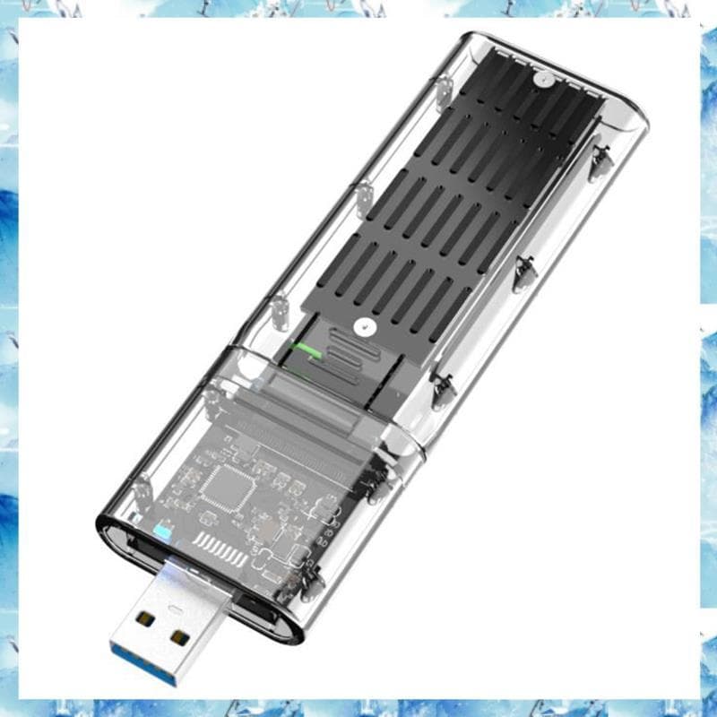 [Bcd] Gabinete Externo M . 2 NGFF SATA SSD De Alta Velocidade USB3.0 Gen1 5Gb/S Transparente Disco Rígido Caso Para PC